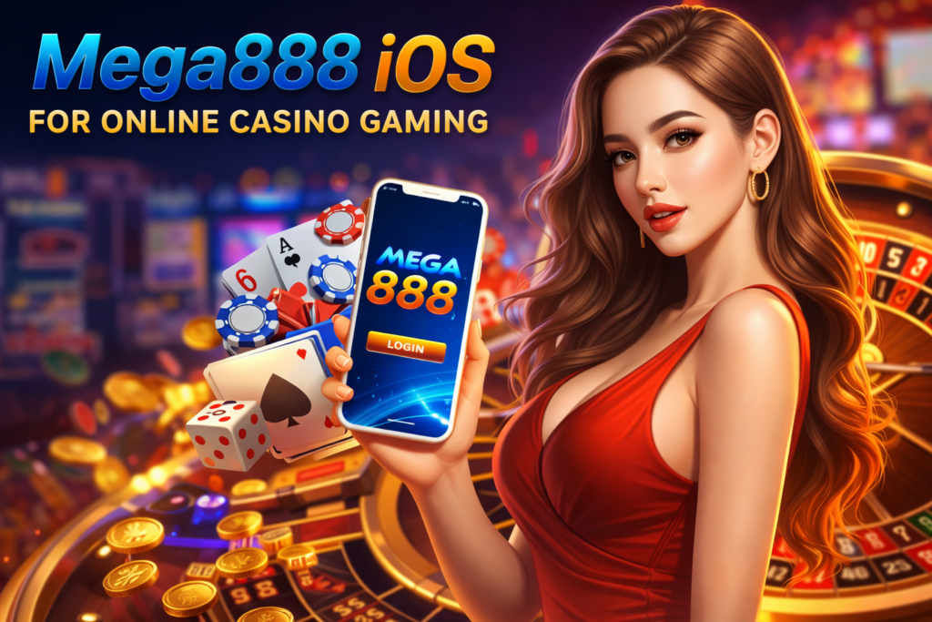 Mega888 iOS casino promo shot